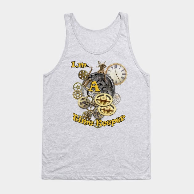 The Time Keeper Tank Top by Just Kidding by Nadine May